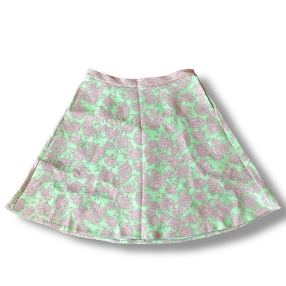 Catherine by Catherine Malandrino Floral Green and Gray Women's Skirt - Picture 2 of 6